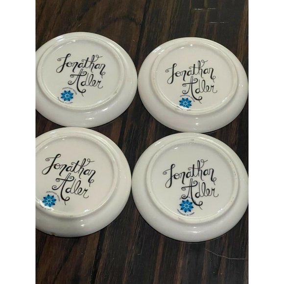 Jonathan Adler Accents Jonathan Adler Set Of 4 Faces Male Female